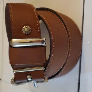 New Vera Pelle genuine leather made in italy mens belt Size 36"